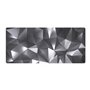 ENDORFY Crystal Black XL Tapis de Souris XXL 900x400 mm, Guide de Souris Lisse, Bord imprimé, Base en Caoutchouc antidérapant, D