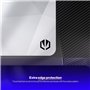 ENDORFY Crystal Onyx White XL Tapis de Souris XXL 900x400 mm, Guide de Souris Lisse, Bord imprimé, Base en Caoutchouc antidérapa