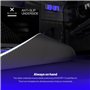 ENDORFY Crystal Blue XL Tapis de Souris XXL 900 x 400 mm, Guide de Souris Lisse, Bord imprimé, Base en Caoutchouc antidérapant, 