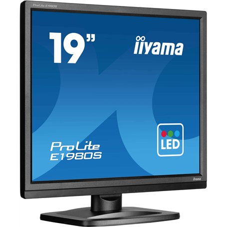 iiyama Prolite E1980S-B1 19" LED TN HD Ready 75Hz Altavoces Altura Ajustable