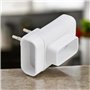 Multiprise Triplite 3 Prises - Compacte et Pratique - 3x6A, 230V pour Appareils Domestiques et Bureautiques