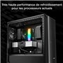 be quiet! Pure Rock 3 Black ventirad radiateur, très haute performance de refroidissement, 4 caloducs noirs haute performance av