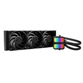 be quiet! Silent Loop 3 360mm système de refroidissement liquide, plaque froide usinée avec haute précision, 3 ventilateurs Sile