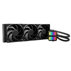 be quiet! Silent Loop 3 420mm système de refroidissement liquide, plaque froide usinée avec haute précision, 3 ventilateurs Sile
