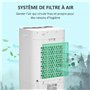 HOMCOM Climatiseur mobile refroidisseur d'air portable ventilateur 65 W par évaporation 3 en 1 avec réservoir d'eau de 15 L, osc