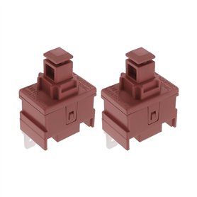 EMSea 2PCS Interrupteurs Alimentation à 2 Broches pour Aspirateur Pièces de Rechange Compatible avec Shark Rotator Lift Away NV4