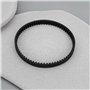 ECSiNG Lot de 4 courroies d'aspirateur compatibles avec Shark Rocket HV300 HV301 HV302 HV305 HV308 Series Noir Circonférence 207
