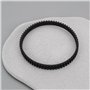 ECSiNG Lot de 4 courroies d'aspirateur compatibles avec Shark Rocket HV300 HV301 HV302 HV305 HV308 Series Noir Circonférence 207