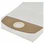 vhbw 5x Sacs compatible avec Flex VC6 L MC 18.0, VC 6 L MC aspirateur - microfibre non tissée, 36cm x 20cm blanc