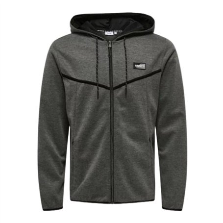 Only & Sons 5715518755919 Veste de sport pour homme, gris foncé - Marque EAN : 5715518755919 - Taille : M