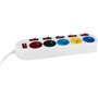 Bloc multiprise - GAO - 5 prises - Avec interrupteurs, 16A, 230V