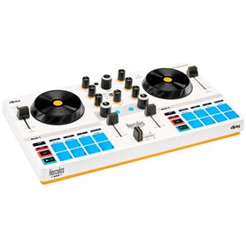 HERCULES DJ CONTROL MIX ULTRA - Contrôleur DJ Bluetooth pour Smartphone (iOS et Android) - Sans fil