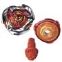 Beyblade X, Starter Pack Hammer Incendio 3-70H UX avec toupie de type équilibre et lanceur, des 8 ans