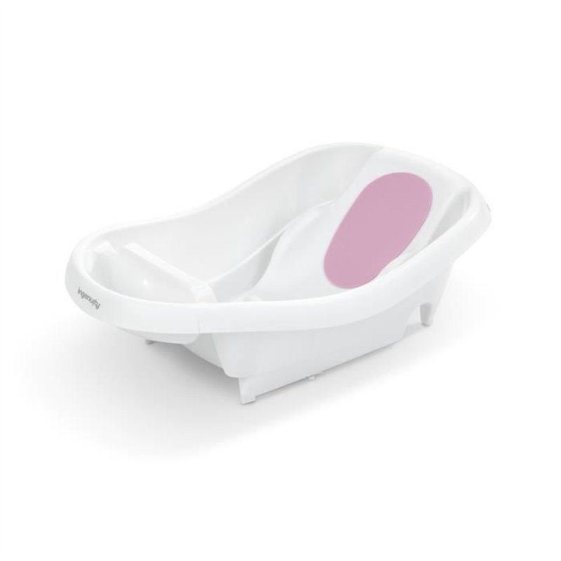 Image secondaire de INGENUITY Baignoire bébé évolutive Deluxe rose, de la naissance jusqu'a 3 ans avec hamac bébé inclus