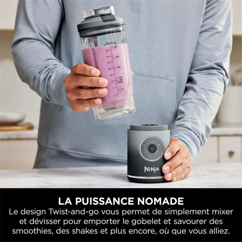 Image secondaire de Blender portable NINJA Blast Max - Gris - BC251EUGY