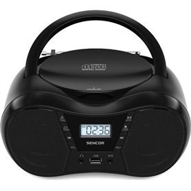 Boombox avec CD, BT, MP3, USB, AUX et radio FM - Sencor - SPT 2300 BK