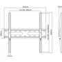 Support TV fixe - SLIM - Stell - SHO 4210