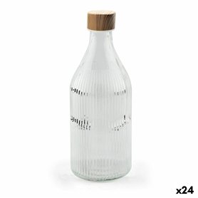 Bouteille en Verre La Mediterránea Métal verre 1 L (24 Unités)