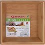 Bol pour Apéritifs Quttin Bambou 16 x 16 x 5 cm (12 Unités)