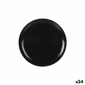 Assiette plate La Mediterránea Anthracite 25 x 25 x 1,5 cm (24 Unités)