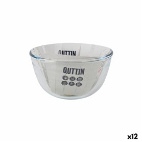 Bol La Mediterránea Quttin verre 1,1 L 17 x 17 x 10 cm (12 Unités)