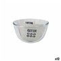 Bol La Mediterránea Quttin verre 1,1 L 17 x 17 x 10 cm (12 Unités)