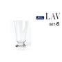 Set de Verres LAV Troya 6 Pièces (8 Unités)