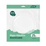 Service de vaisselle Algon Plastique 22 cm 25 Pièces (12 Unités)