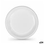 Service de vaisselle Algon Plastique 20,5 cm 20,5 x 2 cm 12 Pièces (24 Unités)