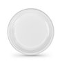 Service de vaisselle Algon Plastique 20,5 cm 20,5 x 2 cm 12 Pièces (24 Unités)