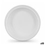Service de vaisselle Algon Plastique 20,5 cm 20,5 x 3 cm 12 Pièces (18 Unités)