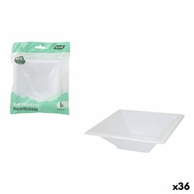 Ensemble à apértif Algon Plastique 250 ml 12 x 12 x 2 cm 6 Pièces (36 Unités)