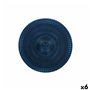 Assiette plate Alfares Alfares Bleu verre Ø 31 cm (6 Unités)