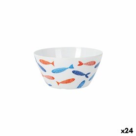 Bol pour Apéritifs La Mediterránea Poissons 15 x 8 cm (24 Unités)
