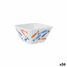 Bol pour Apéritifs La Mediterránea Poissons 10,5 cm (36 Unités)