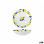 Assiette creuse La Mediterránea Citron 21 x 5,3 cm (24 Unités)