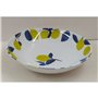 Assiette creuse La Mediterránea Citron 21 x 5,3 cm (24 Unités)