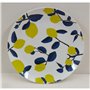 Assiette à dessert La Mediterránea 20 cm Citron (24 Unités)