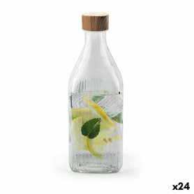 Bouteille en Verre La Mediterránea Métal verre 1 L (24 Unités)