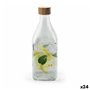 Bouteille en Verre La Mediterránea Métal verre 1 L (24 Unités)