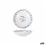 Assiette creuse La Mediterránea Poissons 21 x 5,3 cm (24 Unités)