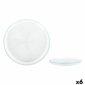 Assiette plate La Mediterránea Venezia verre Ø 28 cm (6 Unités)