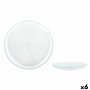 Assiette plate La Mediterránea Venezia verre Ø 28 cm (6 Unités)