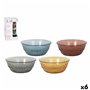 Bol pour Apéritifs LAV Alinda 345 ml 12,3 x 5,1 cm 4 Pièces (6 Unités)