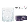Set de Verres LAV Archie 0,37 L 6 Pièces (4 Unités)
