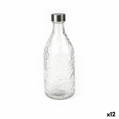 Bouteille en Verre La Mediterránea Métal verre 1 L (12 Unités)