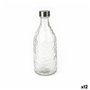 Bouteille en Verre La Mediterránea Métal verre 1 L (12 Unités)