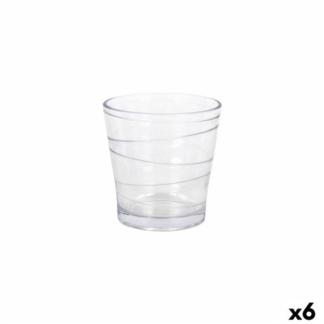 Set de Verres La Mediterránea Rock aros 6 Pièces (6 Unités)