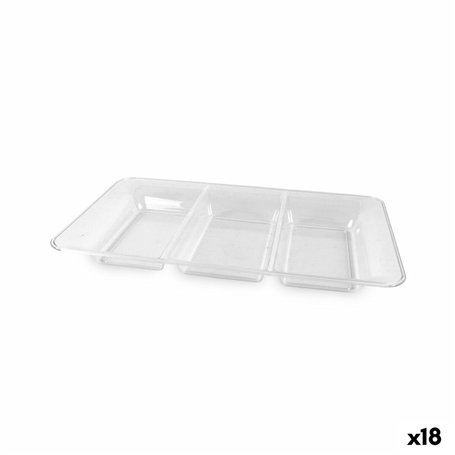 Plateau apéritif Algon Rectangulaire 36 x 23 cm (18 Unités)