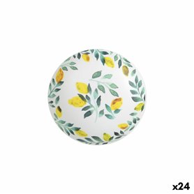 Assiette creuse La Mediterránea Citron 21 x 5,3 cm (24 Unités)